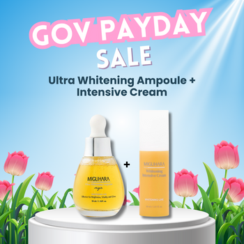 MIGUHARA Ultra Whitening Ampoule 35ml + Whitening Intensive Cream 30ml